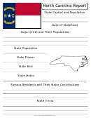 State Research Report Template - North Carolina