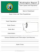 State Research Report Template - Washington