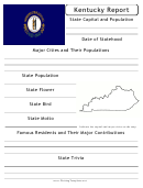 State Research Report Template - Kentucky