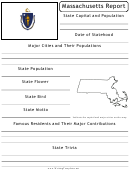State Research Report Template - Massachusetts