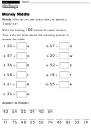 Money Riddle - Challenge Math Worksheet With Answer Key Printable pdf