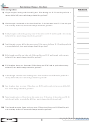 Determining Change - One Item Worksheet Printable pdf