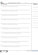 Determining Change - One Item Worksheet Printable pdf