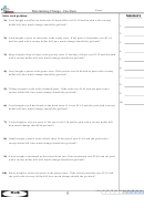 Determining Change - One Item Worksheet Printable pdf