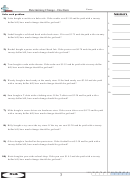 Determining Change - One Item Worksheet Printable pdf