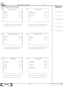 Determining Change Worksheet Printable pdf