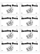 Reading Buck Five Template