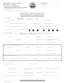 Applicaion Business Registration Certificate Partnership Or Corporation - California Treasurer/tax Collector