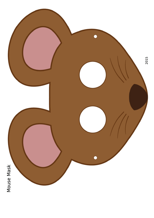 Brown Mouse Template Printable pdf