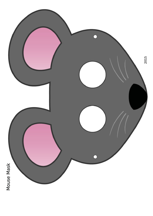 Grey Mouse Template