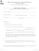 Articles Of Voluntary Dissolution Form January 2005
