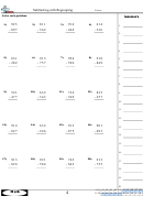 Subtracting With Regrouping Math Worksheet