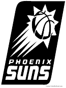 Coloring Sheet - Phoenix Suns