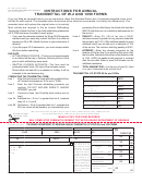 Form Dr 1093 - Instructions For Annual Transmittal Of W-2 And 1099 Forms