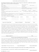 Da Form 2054-lsu -authorization And Driving History August 2012