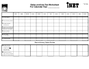 Form Dr-15aw - Sales And Use Tax Worksheet 2000
