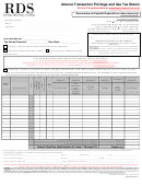 Rds Arizona Transaction Privilege And Use Tax Return Form