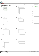 Using Unit Cubes To Determine Volume Worksheet
