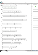 Identifying Smaller Units Worksheet