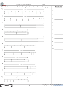 Identifying Smaller Units Worksheet