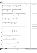 Identifying Smaller Units Worksheet