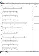 Identifying Smaller Units Worksheet Printable pdf