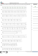 Identifying Smaller Units Worksheet Printable pdf