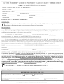 Form Amsptd - Active Military Service Property Tax Deferment Application