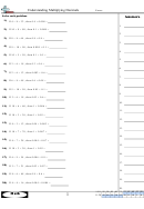 Understanding Multiplying Decimals Worksheet With Answer Key