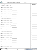 Understanding Multiplying Decimals Worksheet