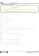 Identifying Factors Worksheet With Answer Key