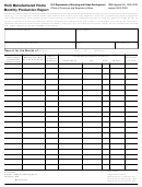 Form Hud-302 - Hud Manufactured Home Monthly Production Report