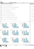 Matching Histograms Worksheet Printable pdf