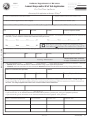 Cg-2 Form 45381 - Annual Bingo And/or Pull Tab Application (first Time Applicants)