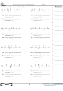 Finding Decimals On A Numberline Worksheet With Answer Key Printable pdf