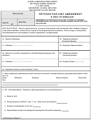 Petition For Unit Amendment Form - Alaska Labor Relations Agency