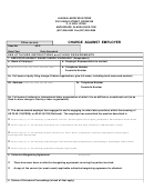 Charge Against Employer Form - Alaska Labor Relations