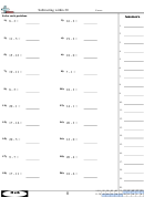 Math Subtracting Within 20 Worksheet With Answer Key