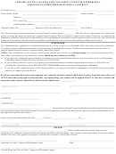 Certificate Of Cancellation And Application For Withdrawal Insurance-funded Prepaid Funeral Contract Form