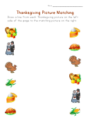 Thanksgiving Picture Matching Game Template