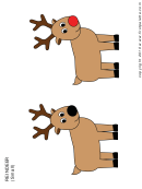 Reindeer (small) Template