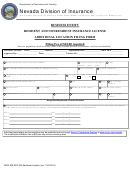 Form Ndoi 208 - Additional Location Filing Form - Nevada Division Of Insurance