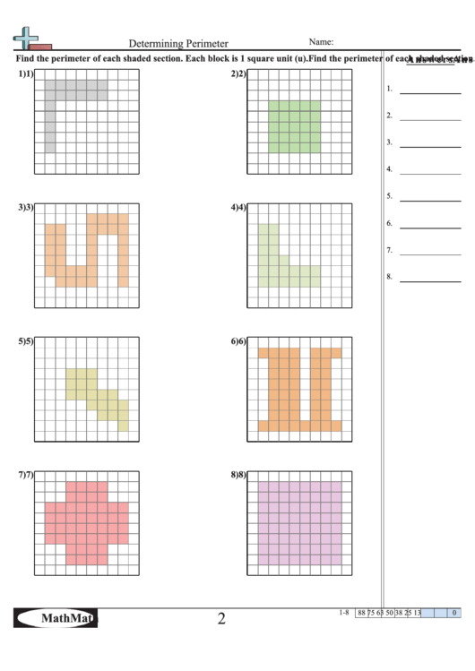 my homework lesson 2 perimeter answer key