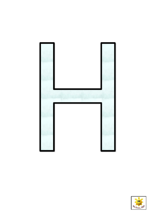 Materials H To N Letter Poster Templates Printable pdf