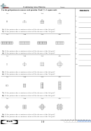 Continuing Area Patterns Worksheet With Answer Key