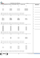 Continuing Area Patterns Worksheet With Answer Key Printable pdf