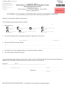 Form X-8 - Statement Of Change Of Registered Agent's Business Address