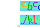 Wacky Alphabet Border For Displays Printable pdf