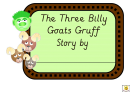 Three Billy Goats Gruff Story Booklet Template