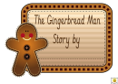 The Gingerbread Man Story Booklet Template Printable pdf